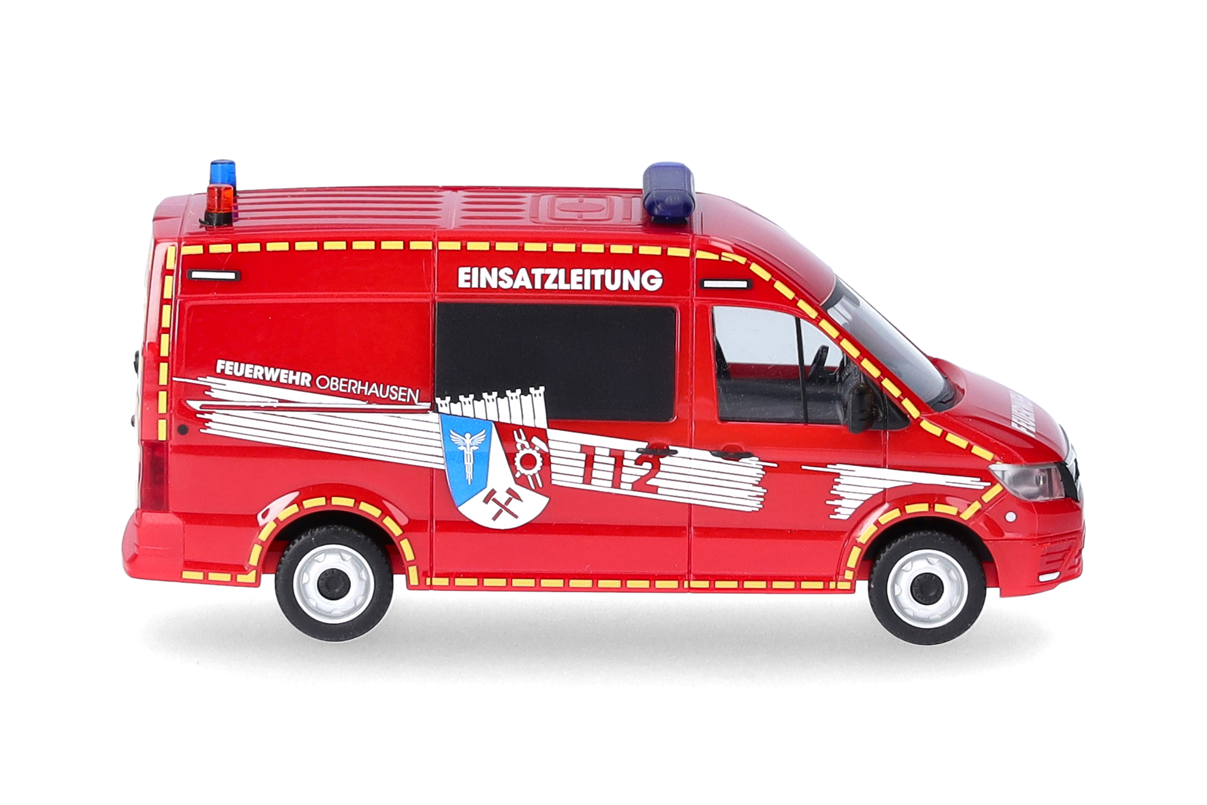 Herpa 098731 | MAN TGE Halbbus Hochdach | Feuerwehr Oberhausen/ELW" | 1:87