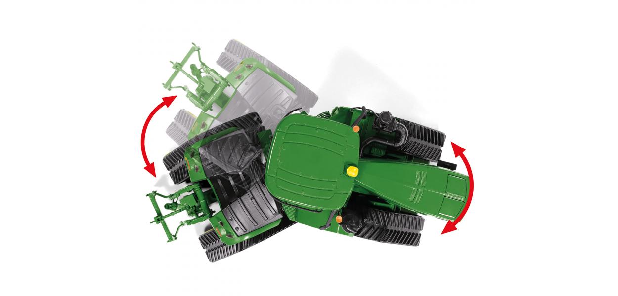 Wiking 077849 Die-Cast Modell - John Deere 9620RX. 1:32