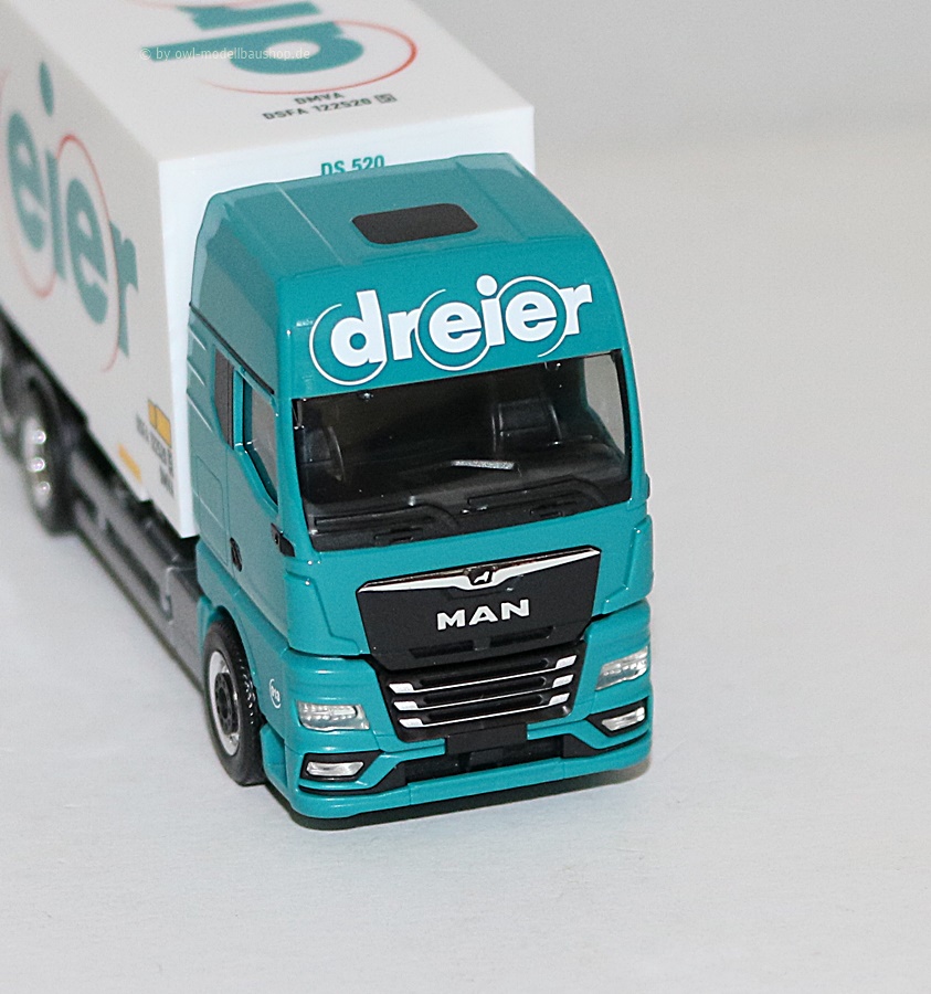 Herpa 953672 | MAN TGX GX Wechselkoffer-Hängerzug | Dreier | 1:87