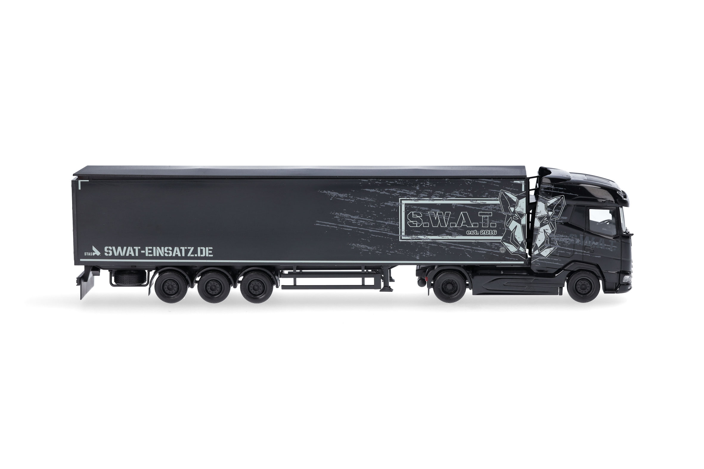 Herpa 317603 | DAF XG | Schubboden-Sattelzug | S.W.A.T  | 1:87