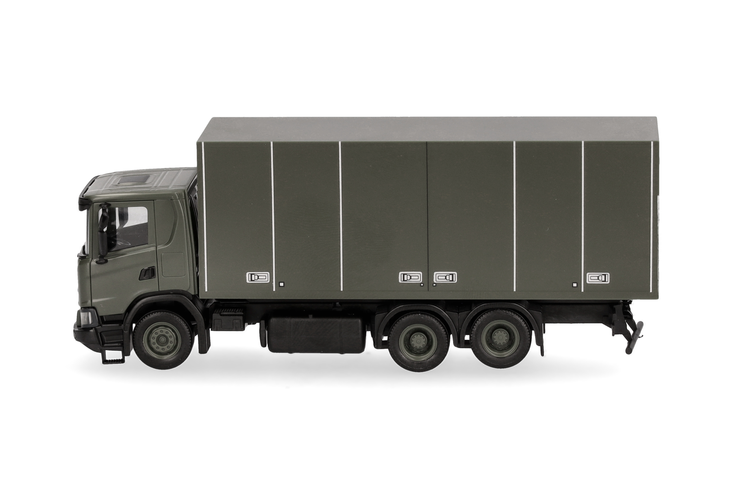 Herpa 747226 | Scania XT17 Koffer-LKW 3achs | Schwedische Armee | 1:87