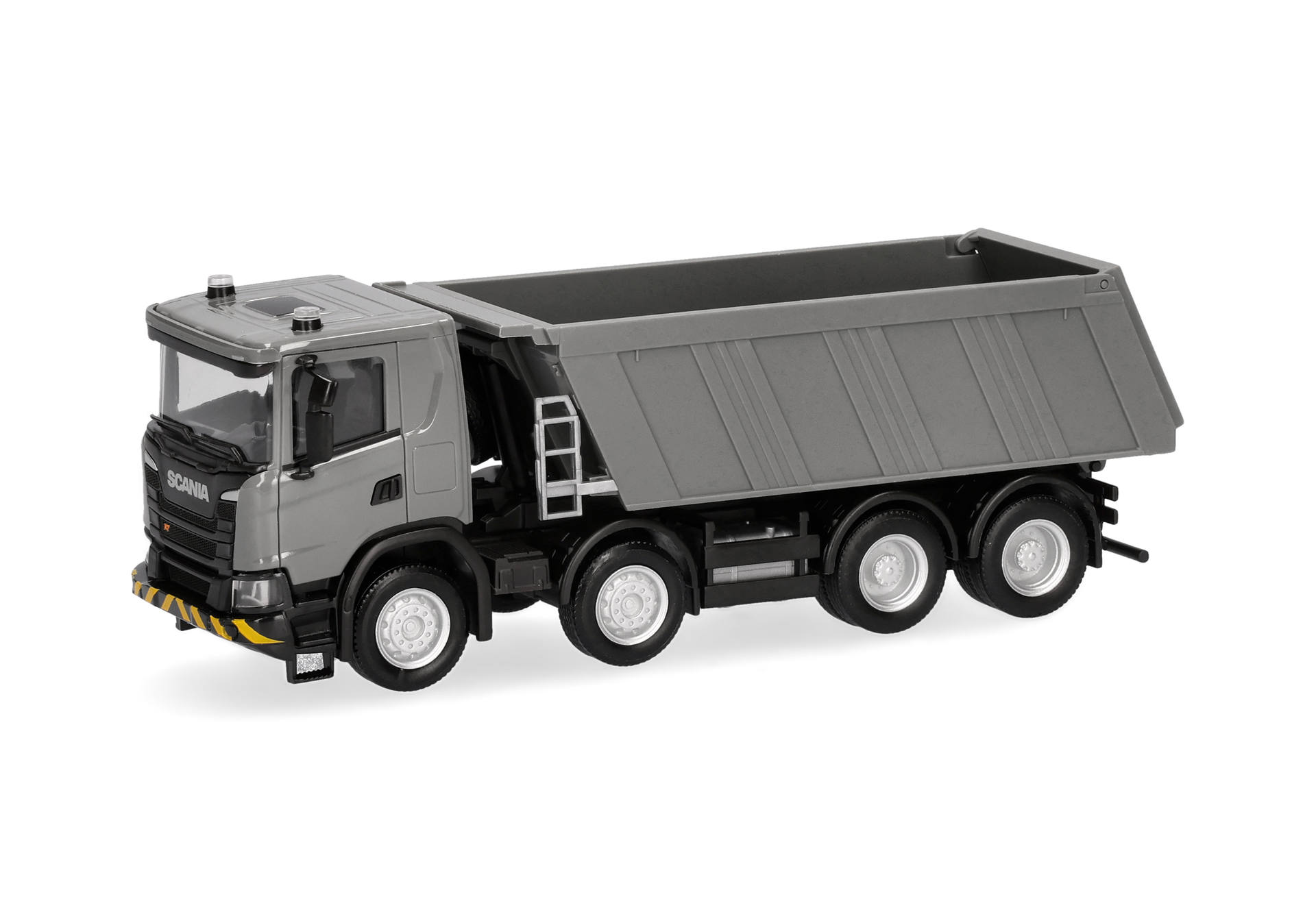 Herpa 321402 | Scania XT 17 | Kipp-LKW | 4achs | grau-gelb | 1:87