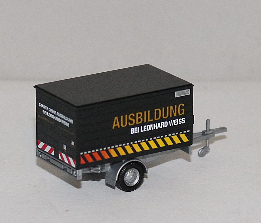 Herpa 952392 | Ausbildungsanhänger | Leonhard Weiss/Ausbildung | 1:87