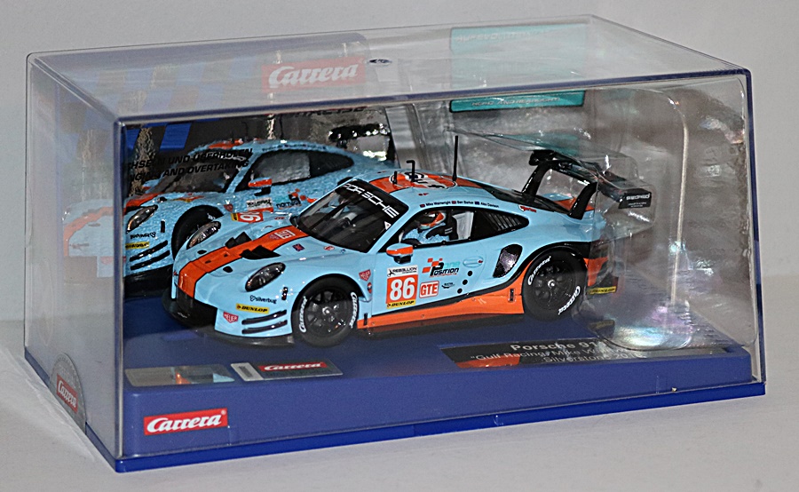 32019 Carrera Dig. 132 | Porsche 911 RSR | Gulf Racing No.86 | Silverstone 2018 | 1:32