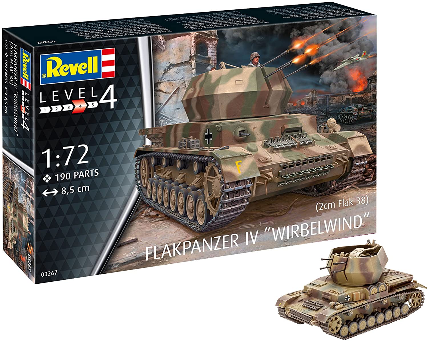 Revell 03267 - Flakpanzer IV - Wirbelwind. 1:72