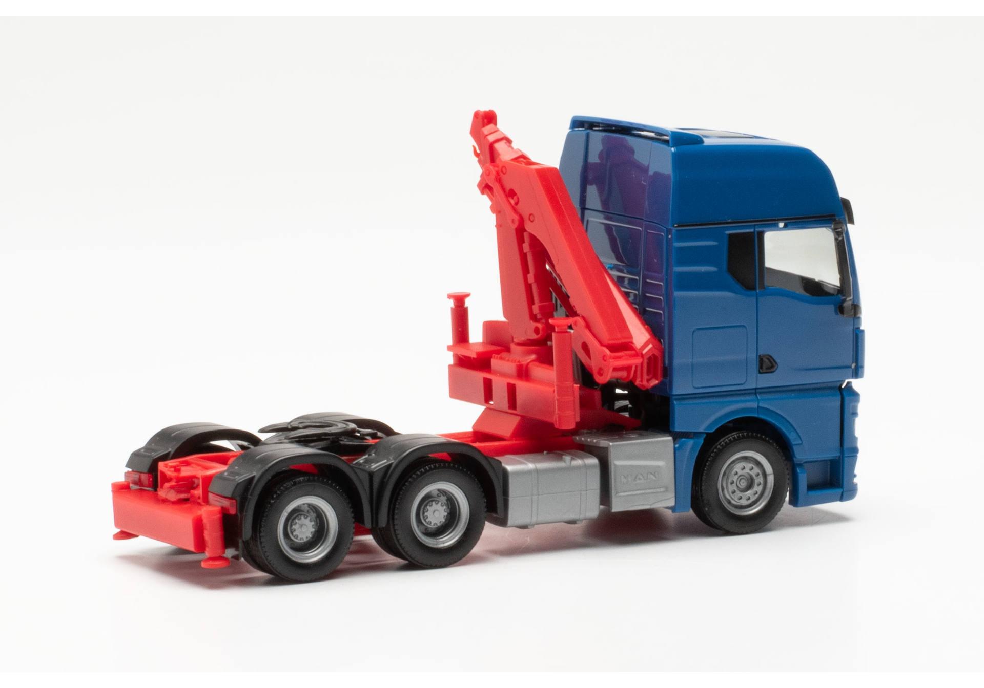 Herpa 313100-002 | MAN TGX GX 6x4 Zugmaschine mit Ladekran, blau | 1:87