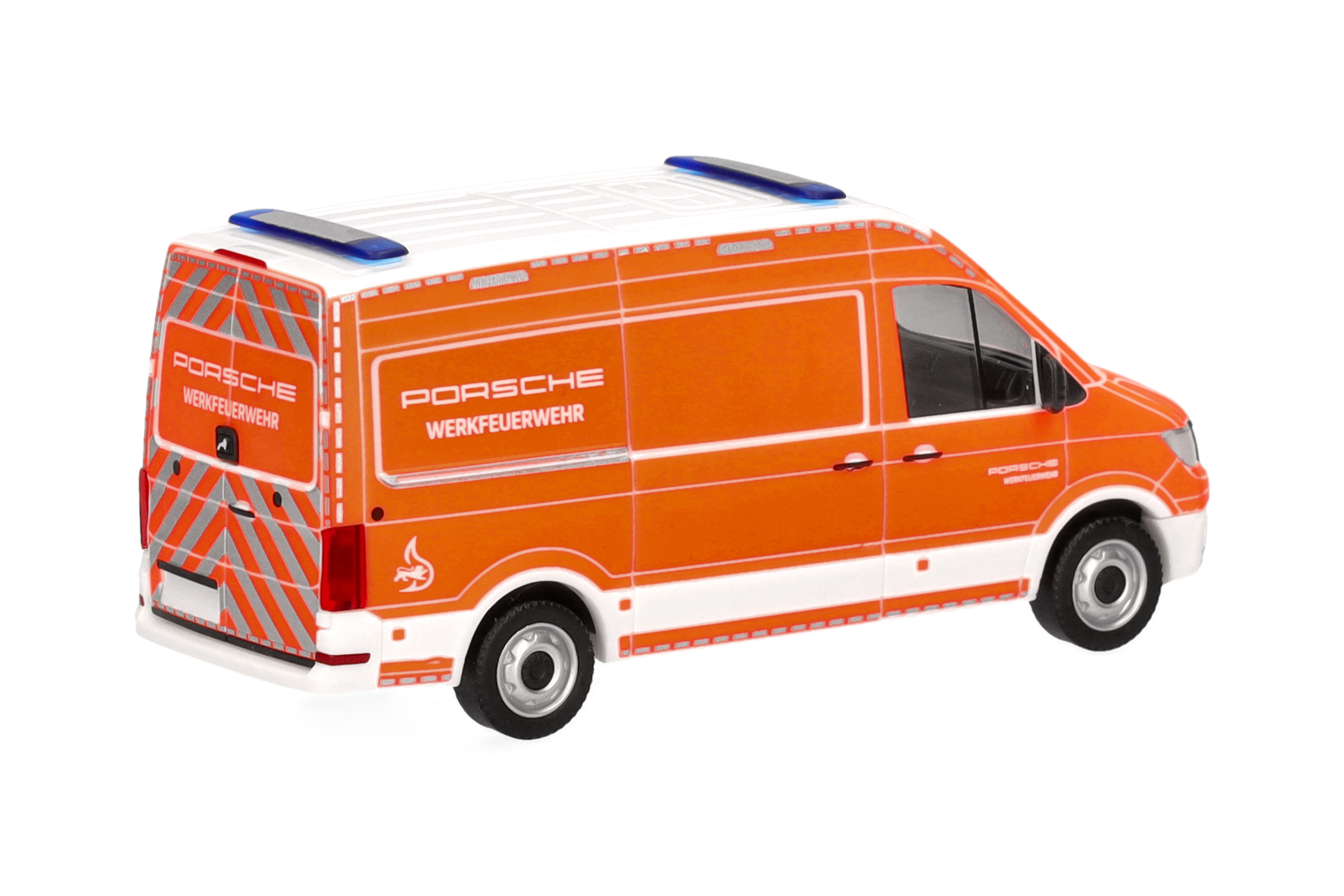 Herpa 098540 | MAN TGE Kasten Hochdach | Werkfeuerwehr Porsche Stuttgart | 1:87