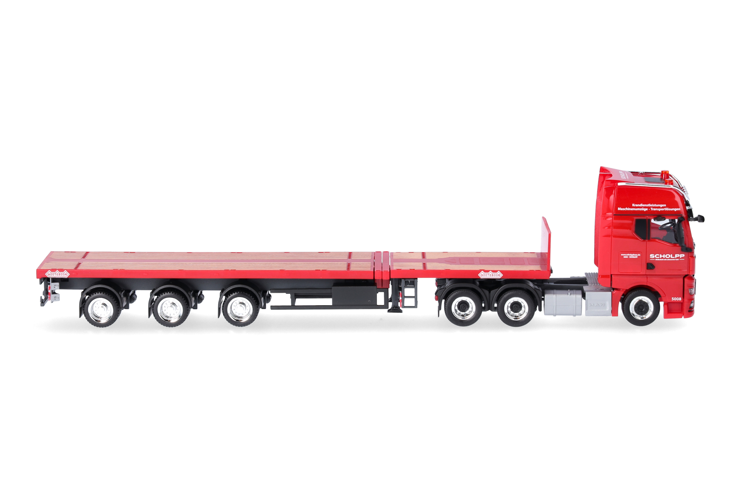 Herpa 319508 | MAN TGX GX | Teletrailer-Sattelzug | Scholpp | 1:87