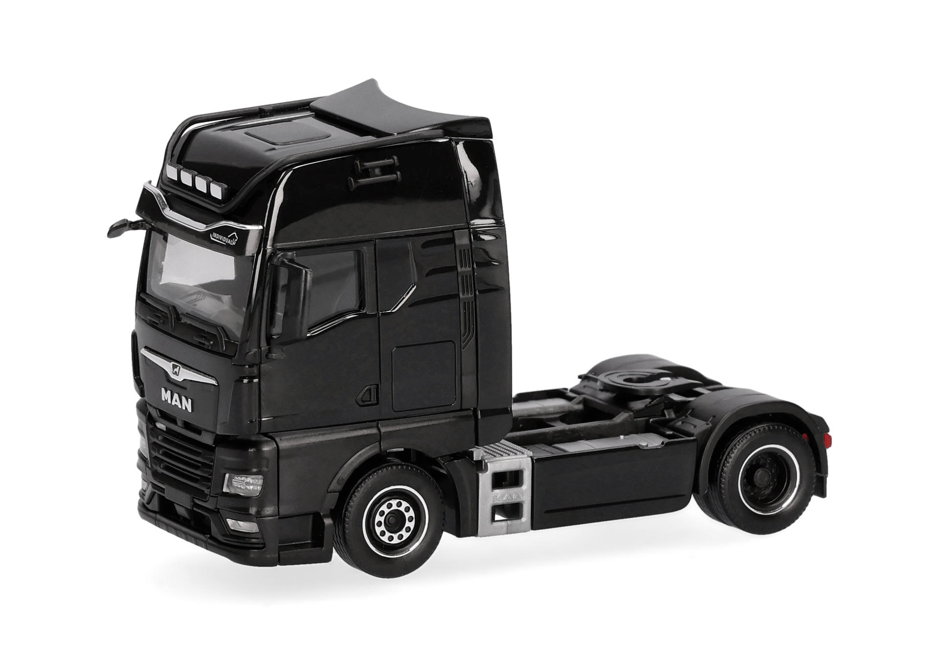 Herpa 313711-005 | MAN TGX GX Individual | 2achs | schwarz | 1:87