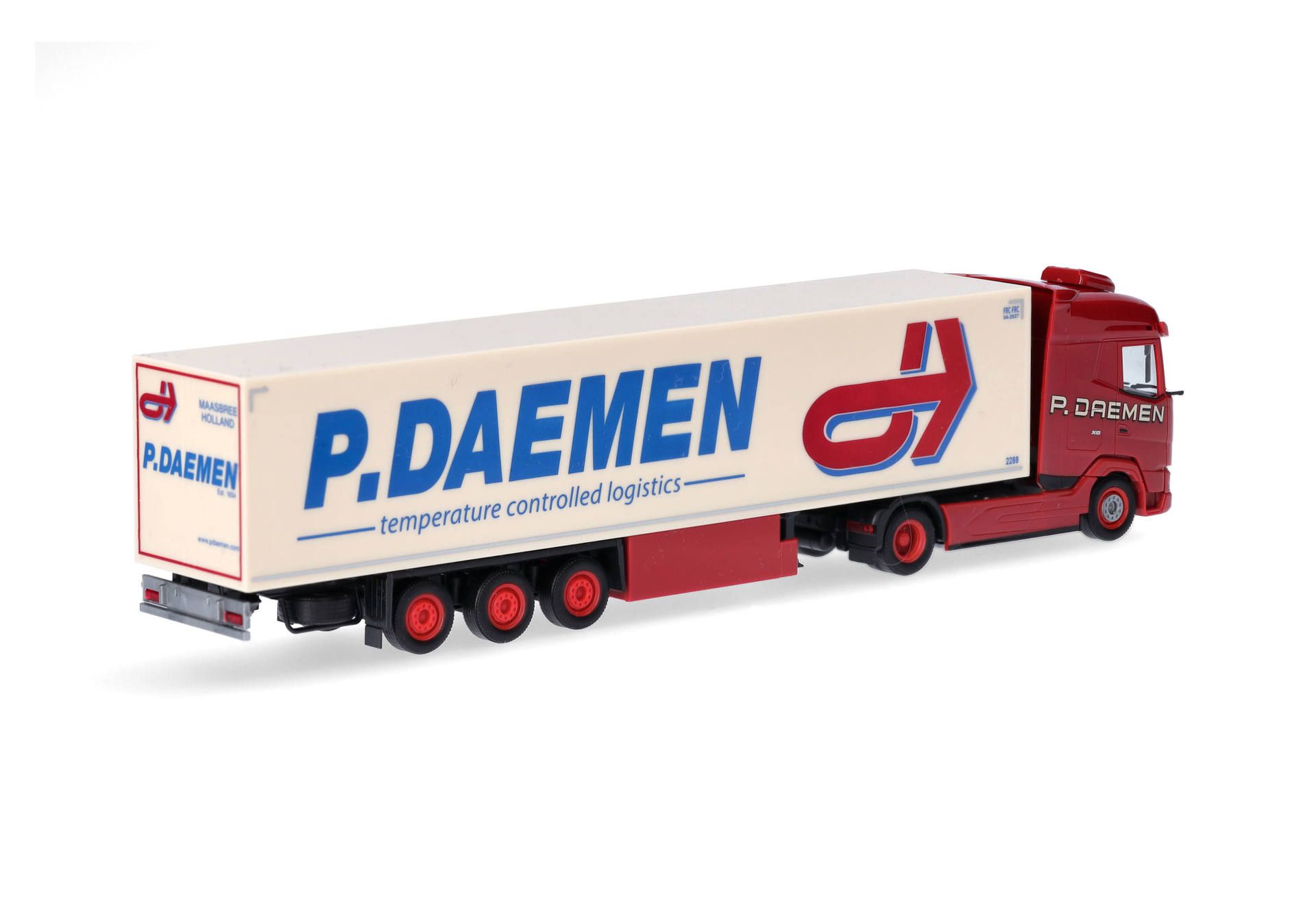 Herpa  317283 | DAF XG Kühlkoffer-Sattelzug | P. DAEMEN | 1:87
