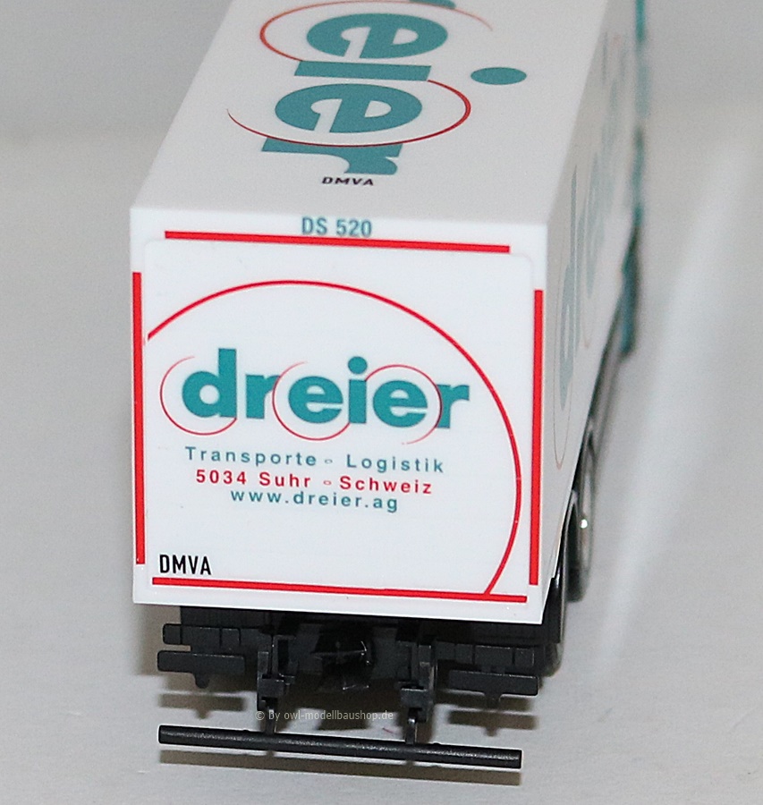 Herpa 953672 | MAN TGX GX Wechselkoffer-Hängerzug | Dreier | 1:87