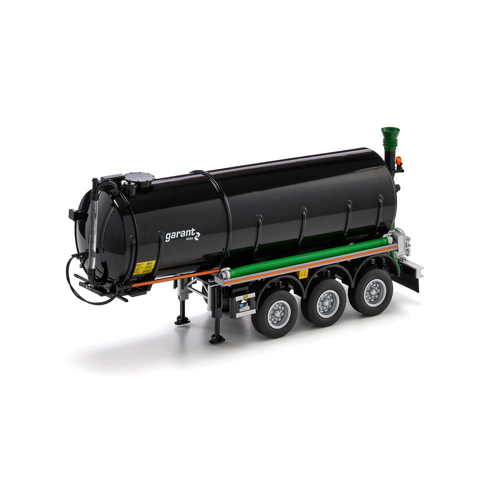 Wiking 077654 | Kotte Tanksattelauflieger garant TSA 30.000 | schwarz |1:32
