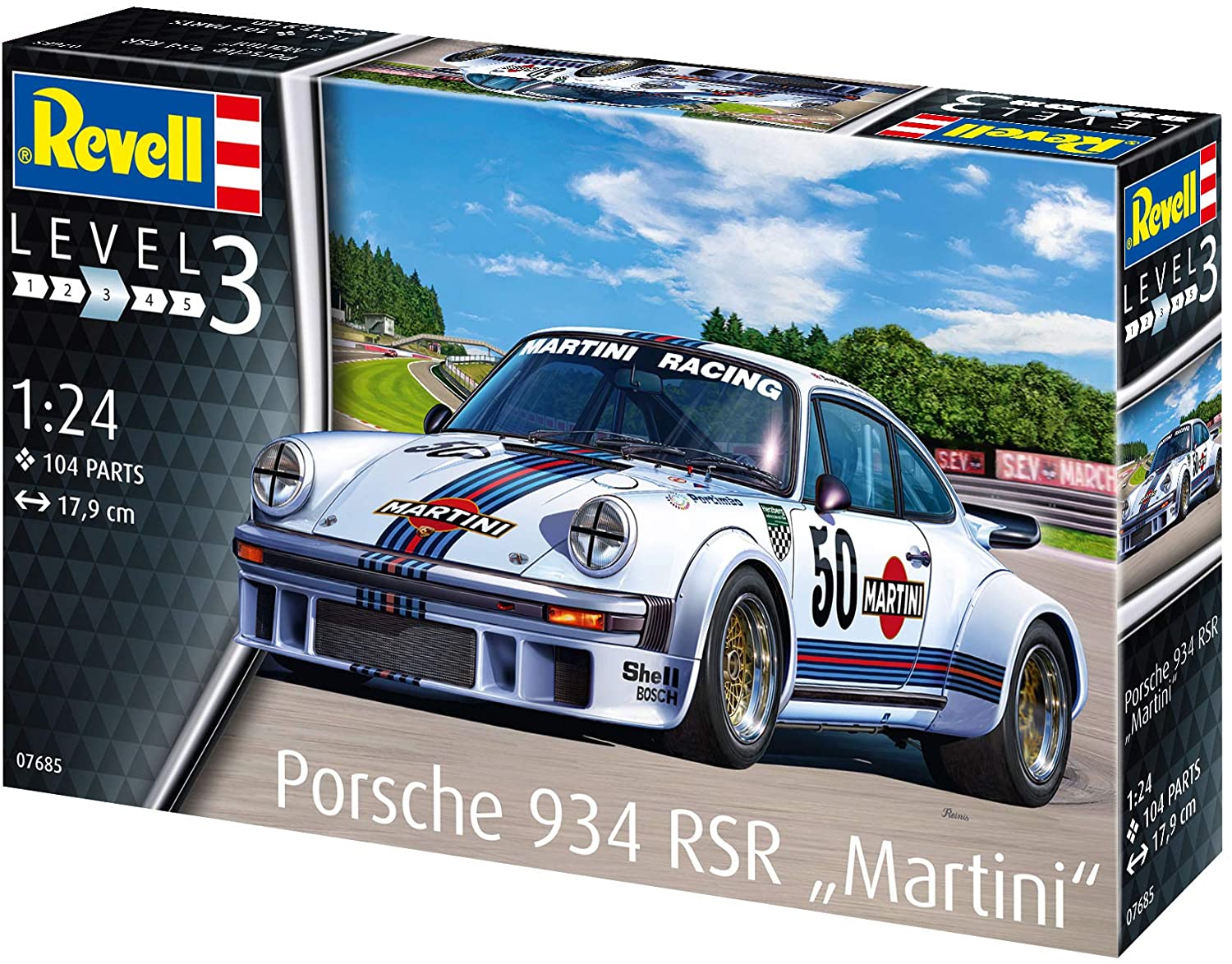 Revell 07685 - Porsche 934 RSR - Martini. 1:24
