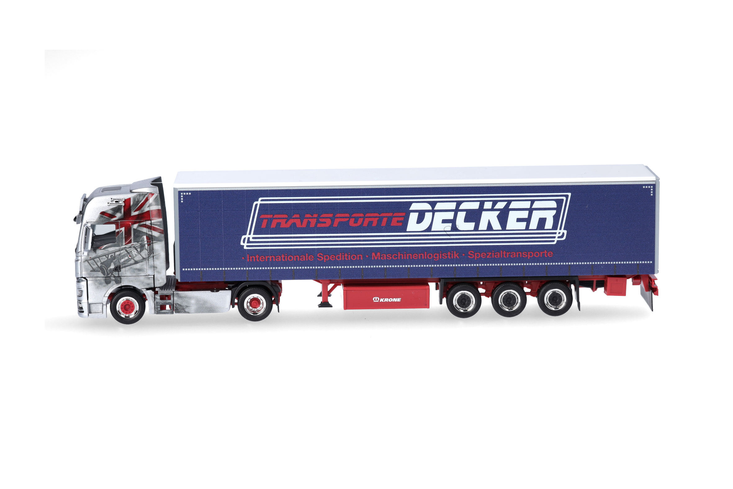 Herpa 317313 | MAN TGX GX Planen-Sattelzug | Decker Düren | 1:87