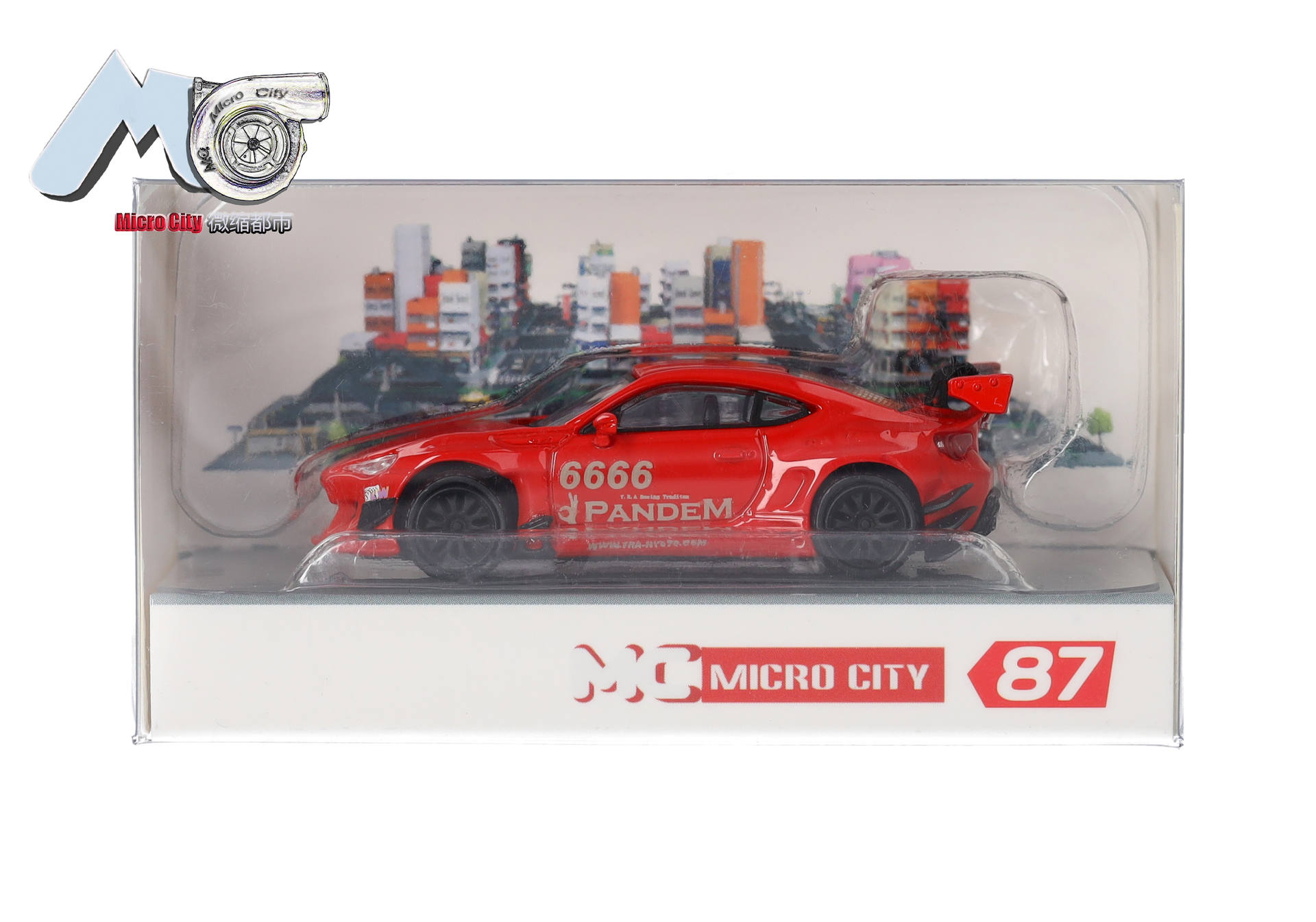 Herpa MicroCity 87MC000074 | Toyota GT86 | rot | 1:87