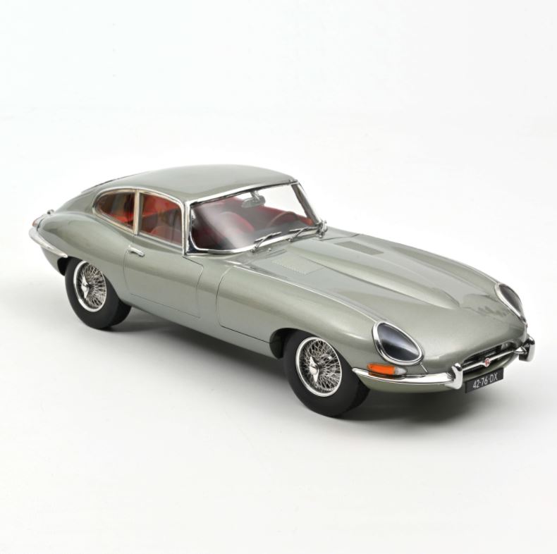 Norev 122711 - Jaguar E-Type Coupé 1964 - Grey metallic. 1:12