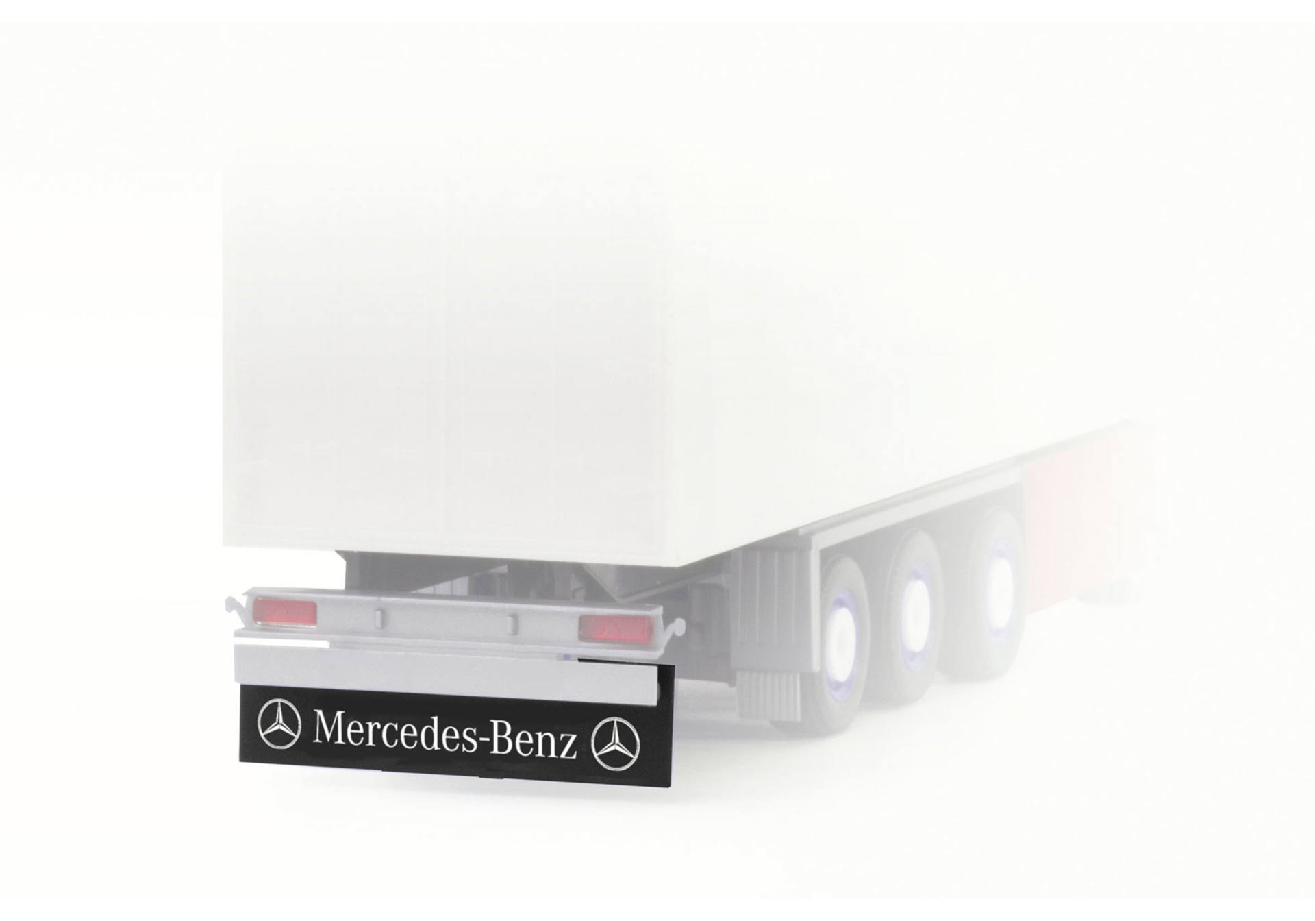 Herpa Zubehör 054355 | Heckspritzlappen für Auflieger und LKW | Mercedes-Benz | 1:87