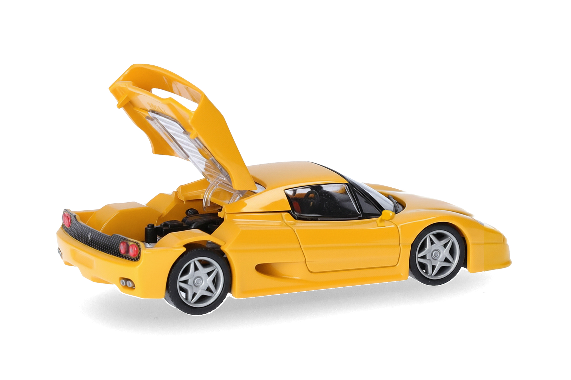 Herpa 025454-002 | Ferrari F50 (Motorabdeckung zum Öffnen) | gelb |  1:87