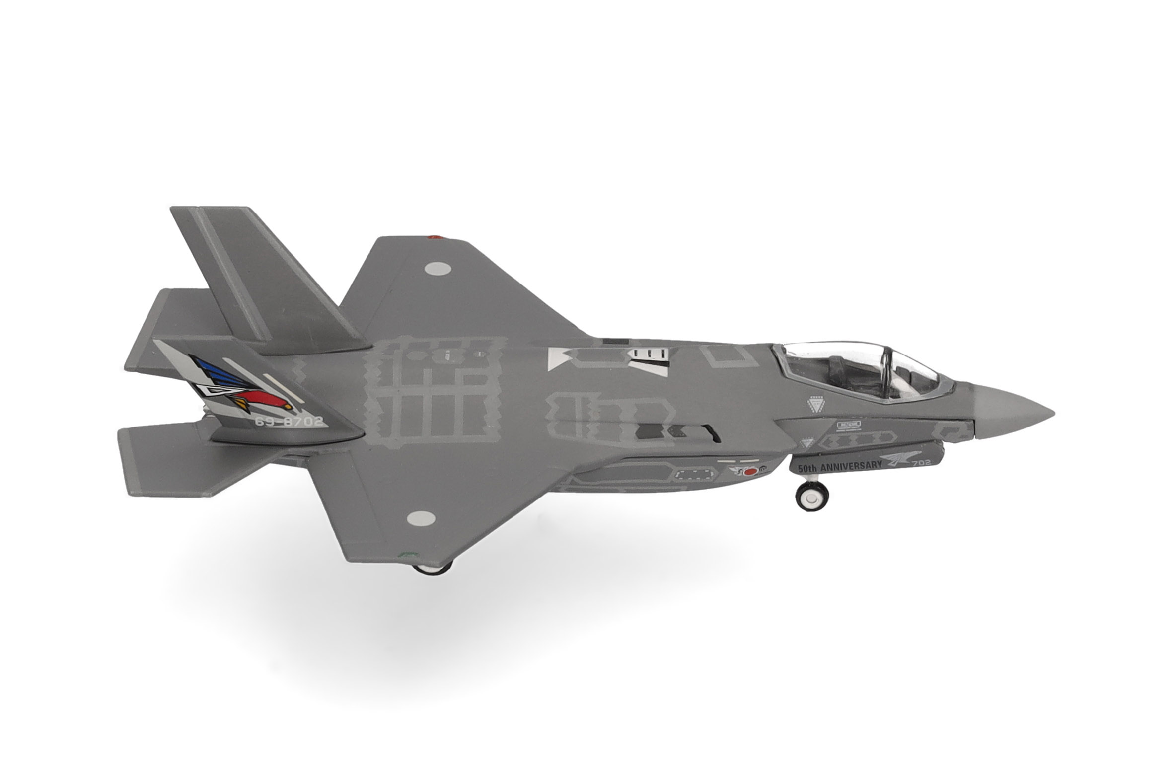 Herpa Wings 573597 | Japan Air Self-Defense Force Lockheed F-35A Lightning II - 302 Hikotai, Misawa AB - 50th Anniversary | 1:200