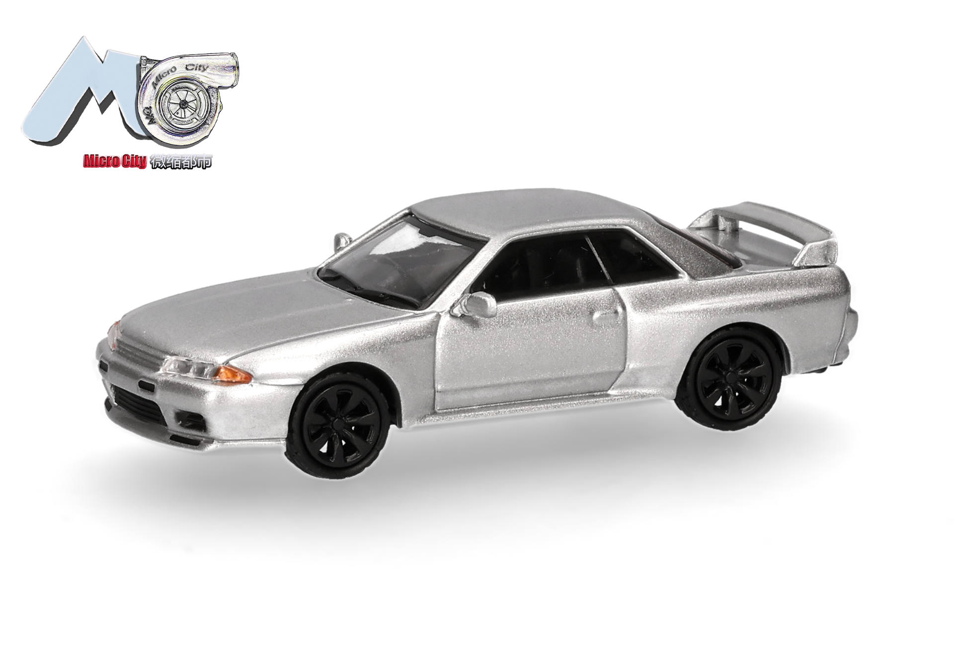 Herpa MicroCity 87MC000092 | Nissan Skyline GTR32 | silber | 1:87