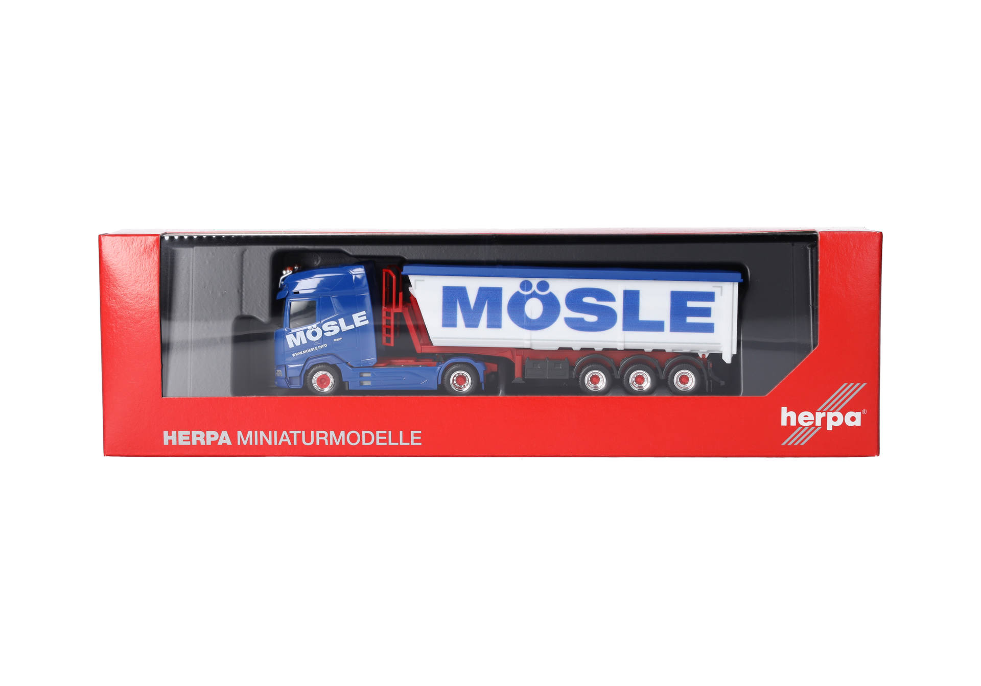Herpa 320153 | DAF XG+ Stahlmulden-Sattelzug | Mösle | 1:87