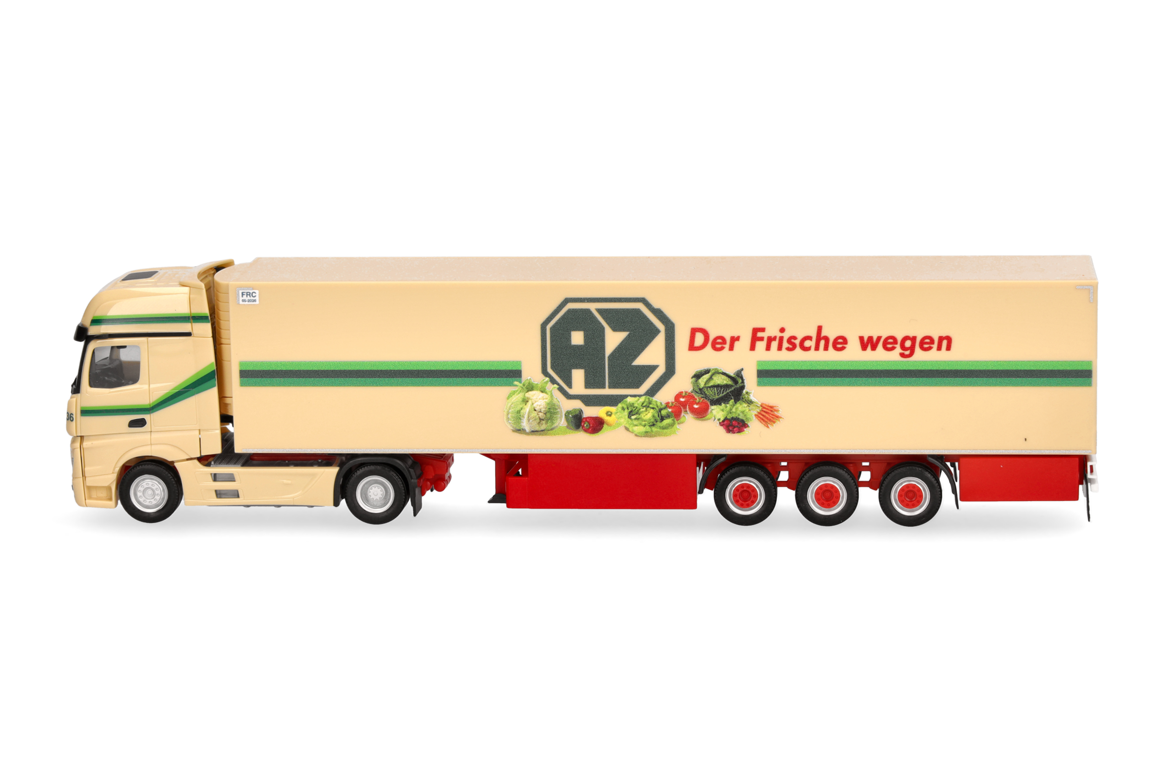 Herpa  318938 | MB Actros L 18 Gigaspace Kühlkoffer-Sattelzug | AZ Kempen | 1:87