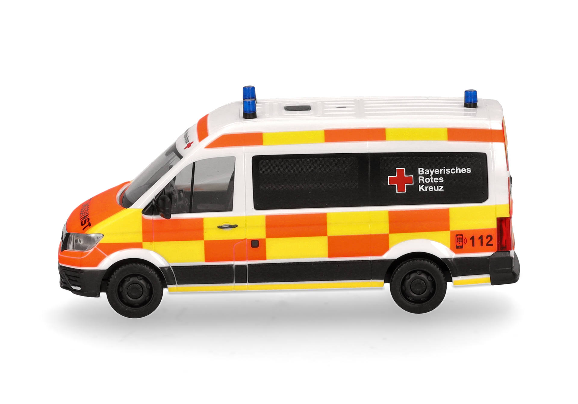Herpa 097918 | MAN TGE Krankentransportwagen | Bayerisches Rotes Kreuz | 1:87