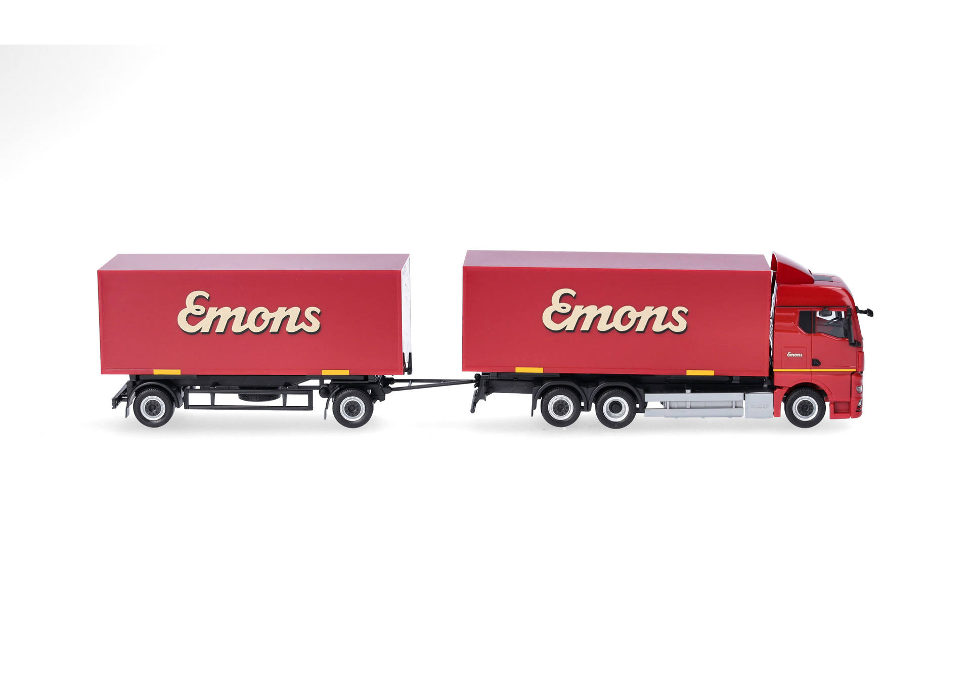 Herpa 319294 | MAN TGX GM Wechselkoffer-Hängerzug | Emons | 1:87