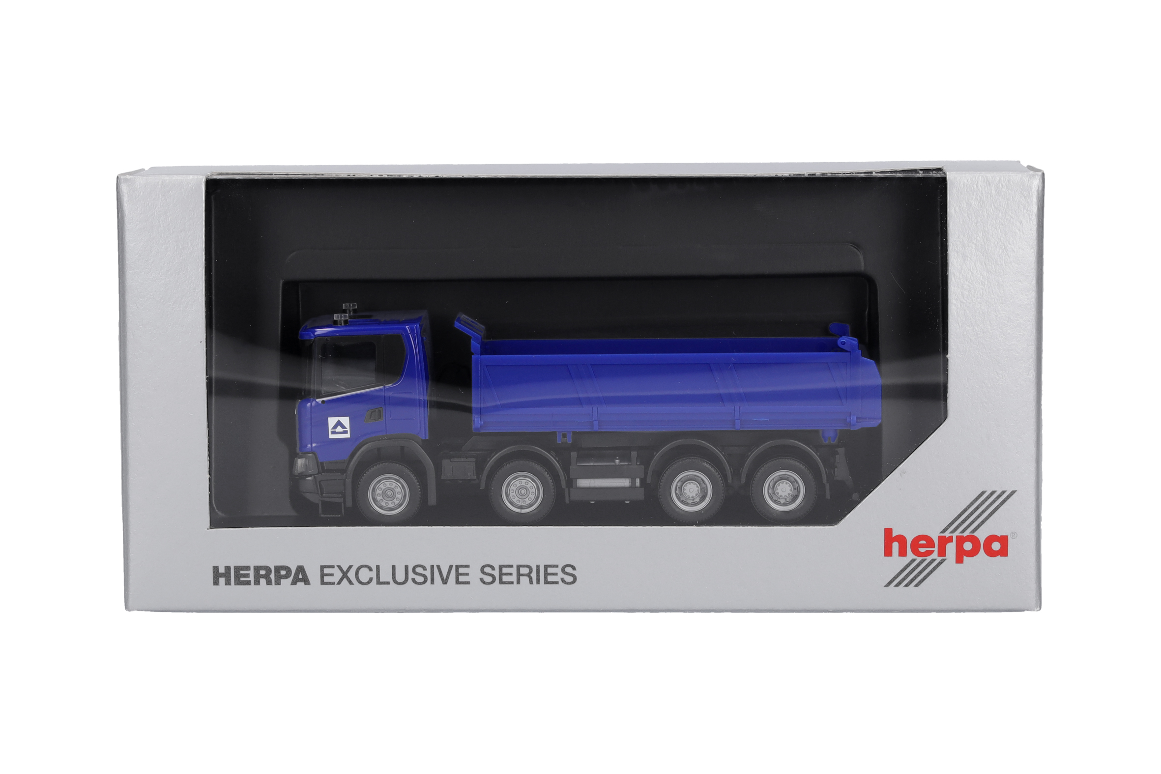 Herpa 960021 | Scania XT17 | Dreiseitenkipper 4achs | Hoch-Tief | 1:87