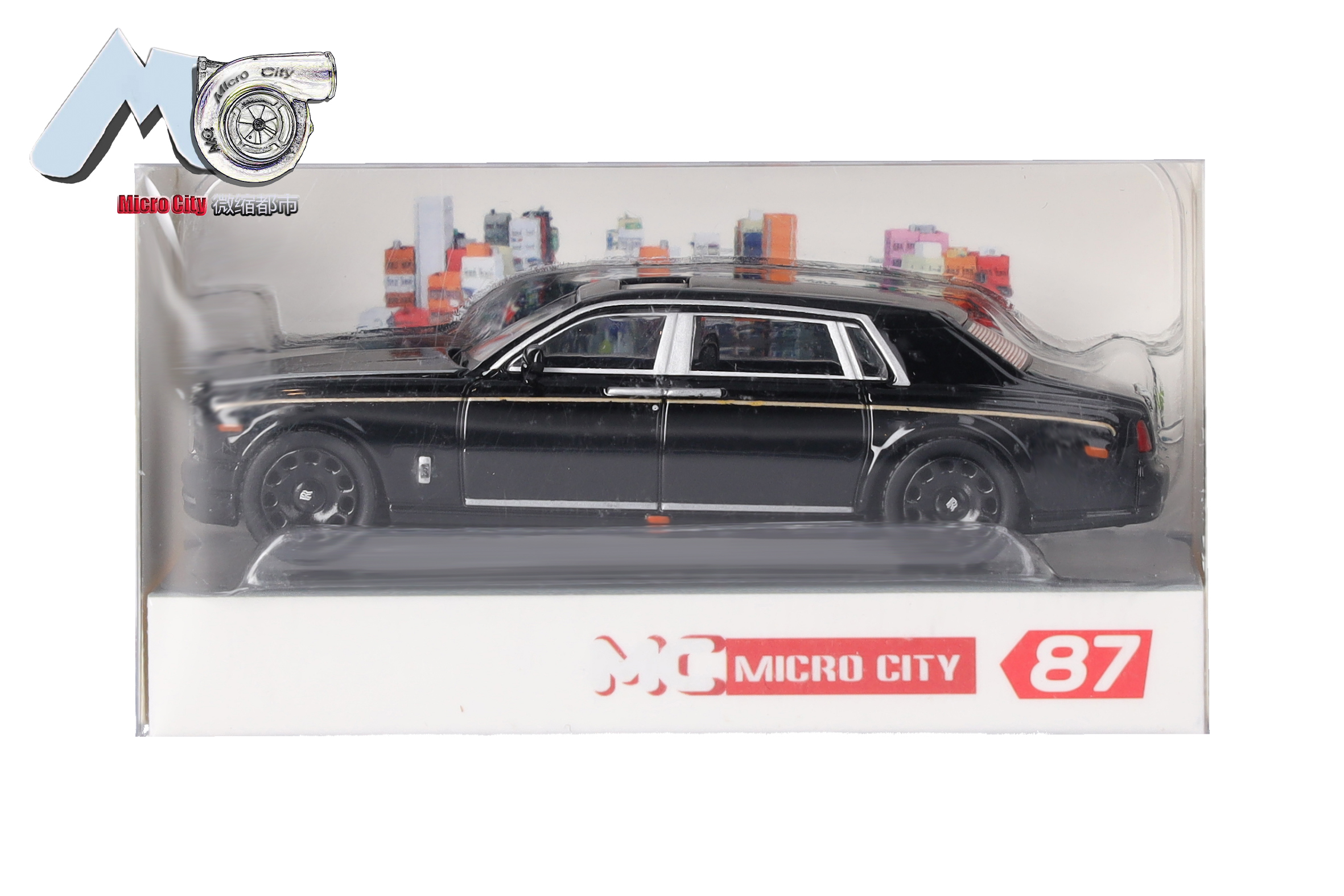 Herpa MicroCity 87MC000063 | Rolls Royce Phantom | schwarz | 1:87