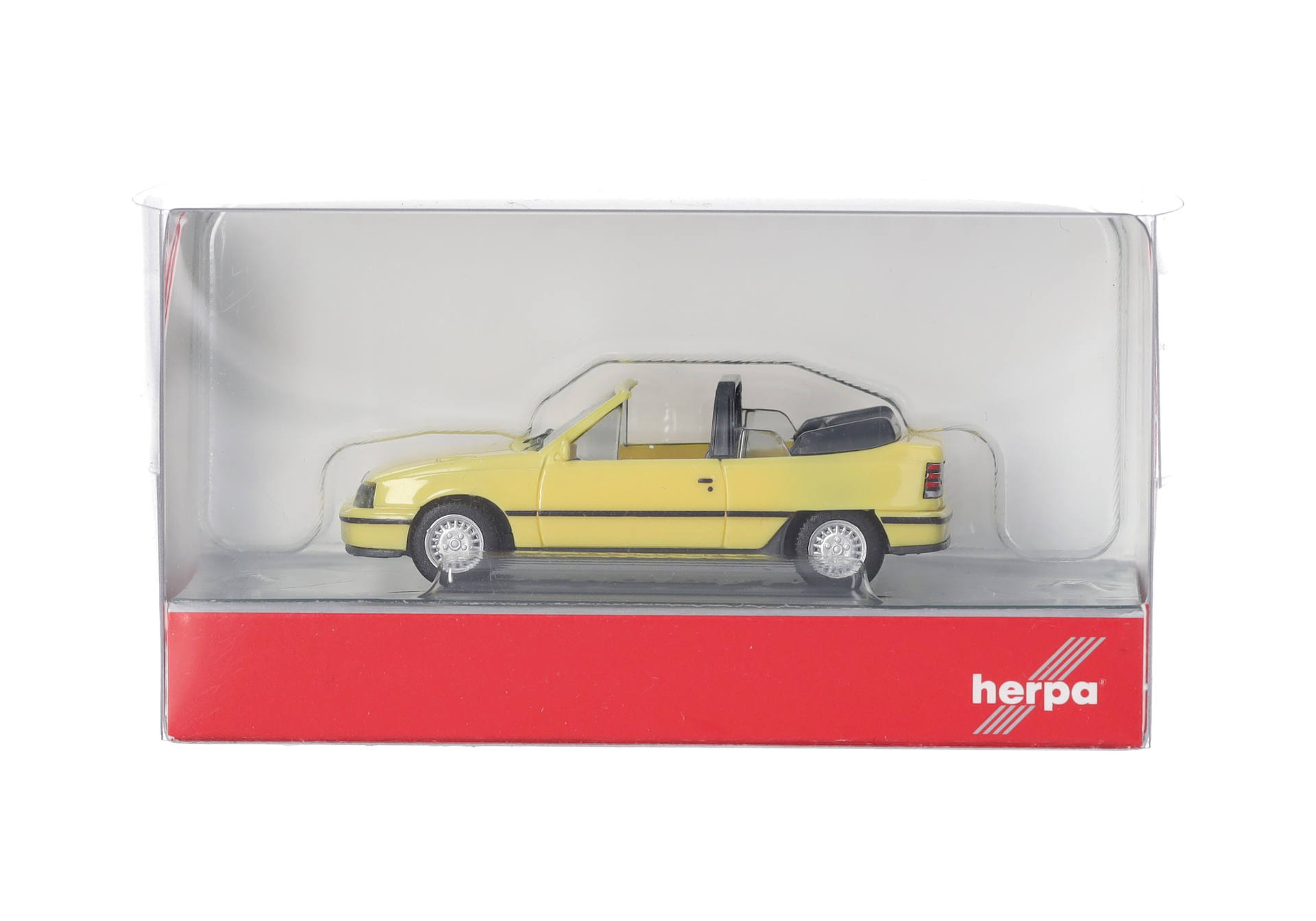 Herpa 421027 | Opel Kadett E | Gsi Cabrio | Jamaicagelb | 1:87
