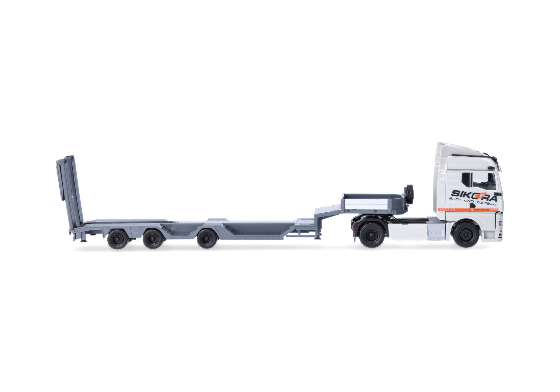Herpa 320849 | MAN TGX GM | Semitieflade-Sattelzug | Sikora/Trucker Babe Cindy | 1:87