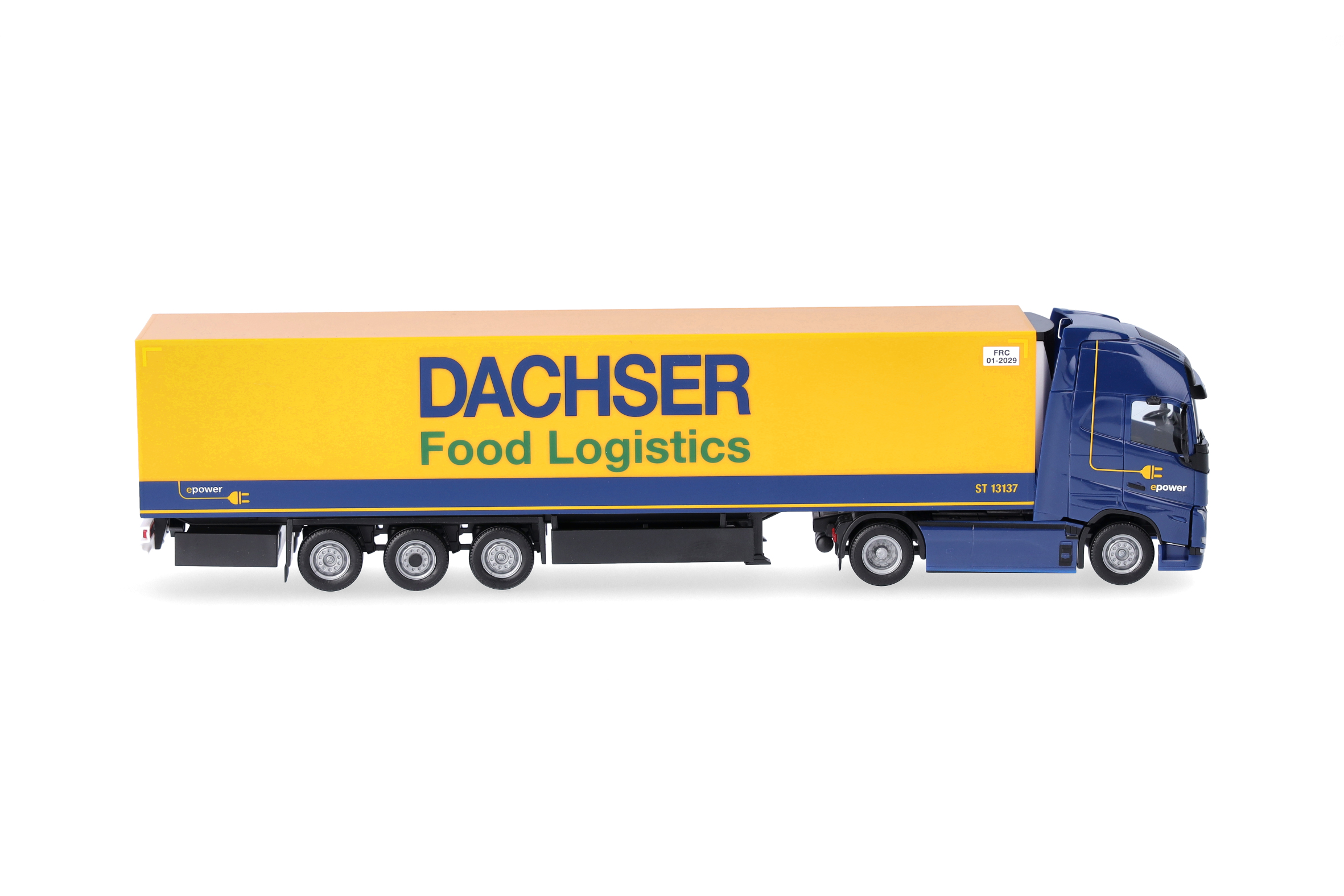 Herpa  316798 | Volvo FH GL XL 2020 Electric | Kühlkoffer-Sattelzug| | Dachser Food Logistics | 1:87