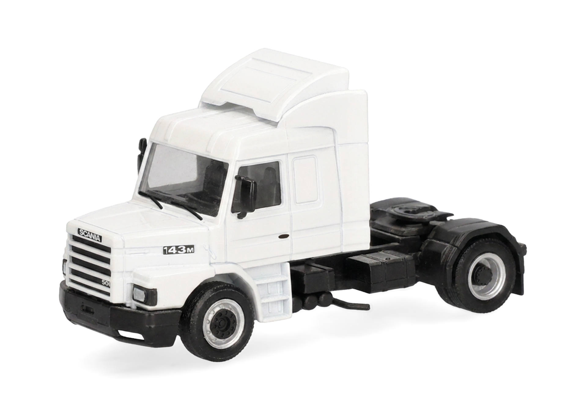 Herpa 322447 | Scania Hauber 143 500 | Zugmaschine 2achs | weiß | 1:87