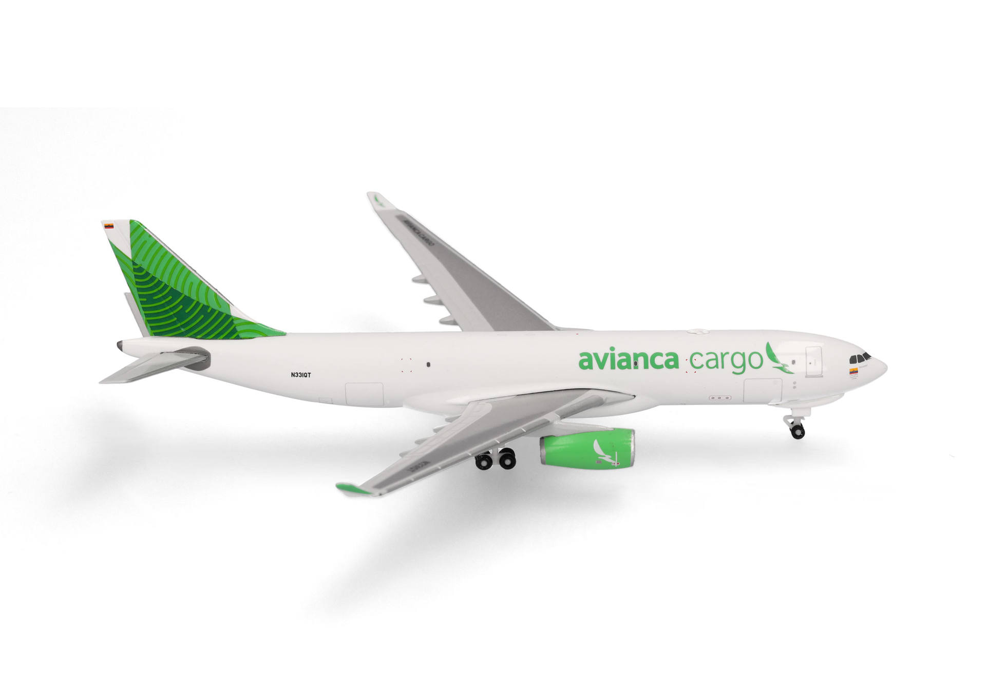 Herpa Wings 539562 | Avianca Cargo | Airbus A330-200F - green livery | 1:500