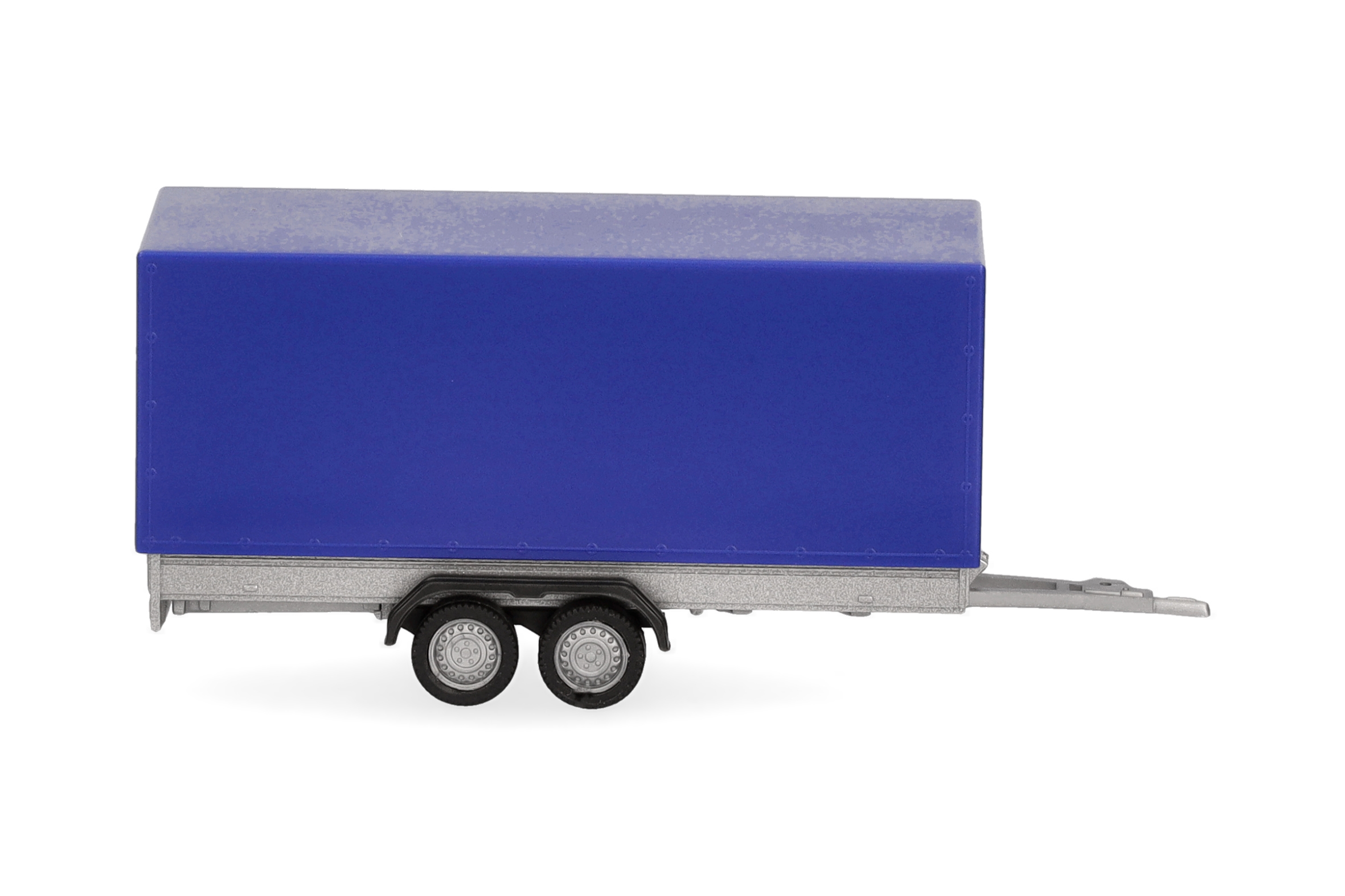 Herpa  052627-004 | PKW-Planenhänger 2-achs | ultramarinblau| 1:87