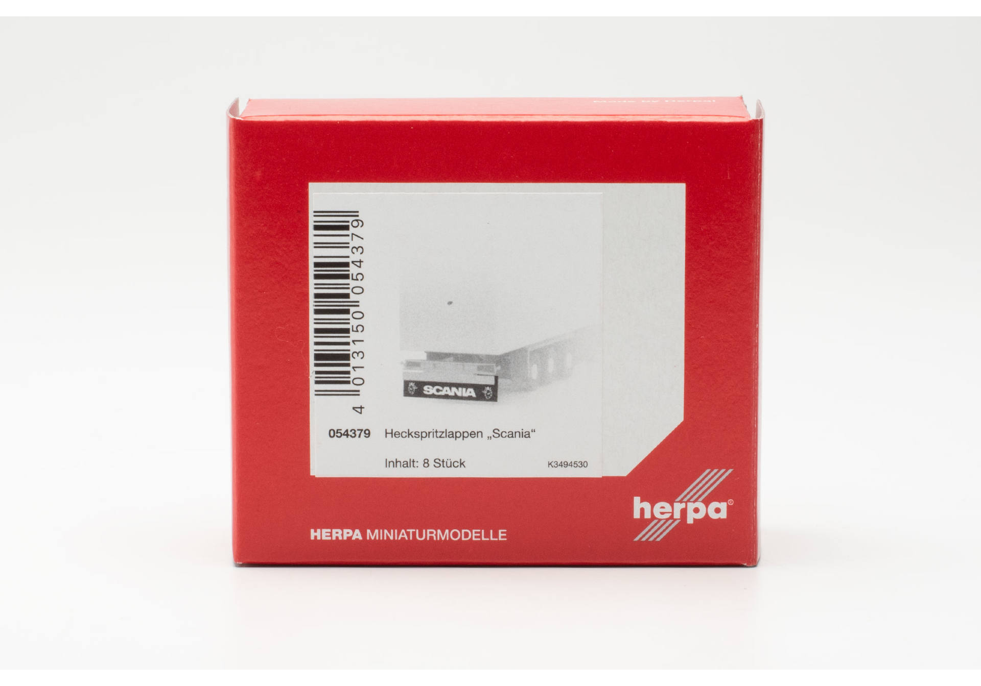Herpa Zubehör 054379 | Heckspritzlappen für Auflieger und LKW | SCANIA | 1:87