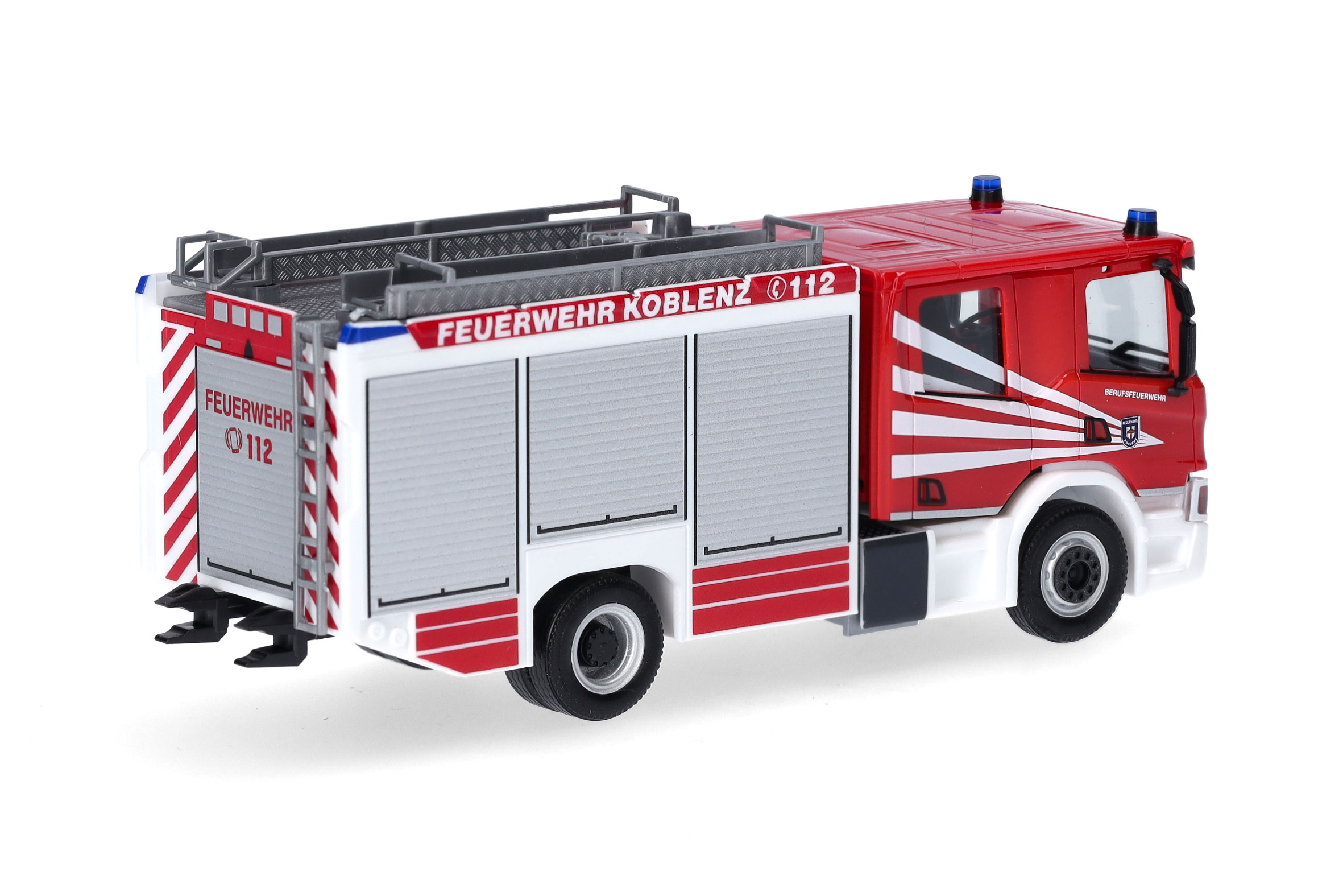 Herpa 098137 | Scania Crewcab CP28 Löschfahrzeug | Feuerwehr Koblenz | 1:87