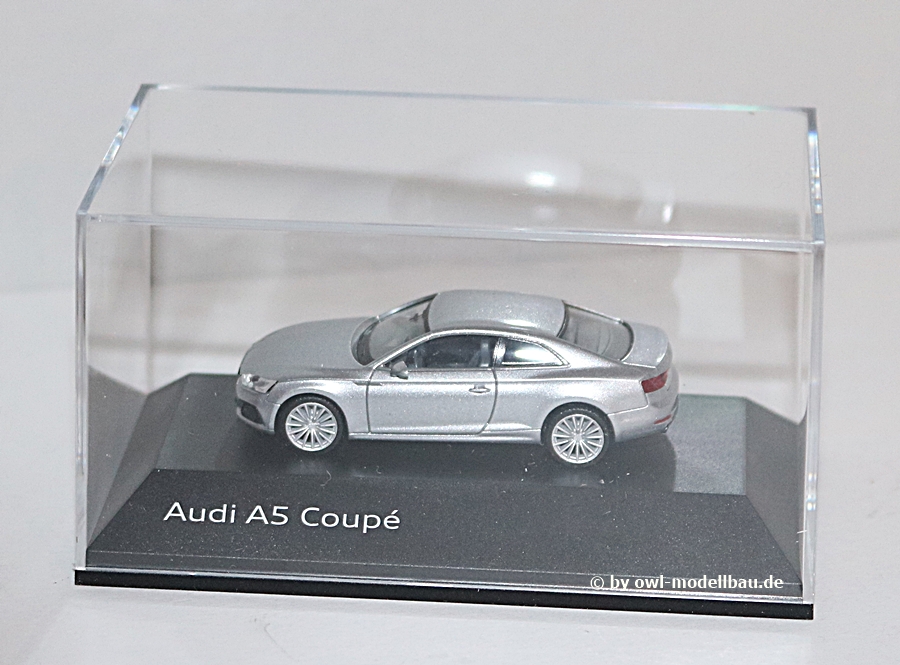 Herpa 5011605421 - Audi A5 Coupé - 2016 - Florettsilber. 1:87