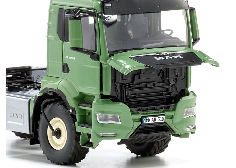Wiking 077650 | MAN TGS 18.510 4x4 BL 2-Achs Zugmaschine | "Ackerdiesel" MAN grün |1:32