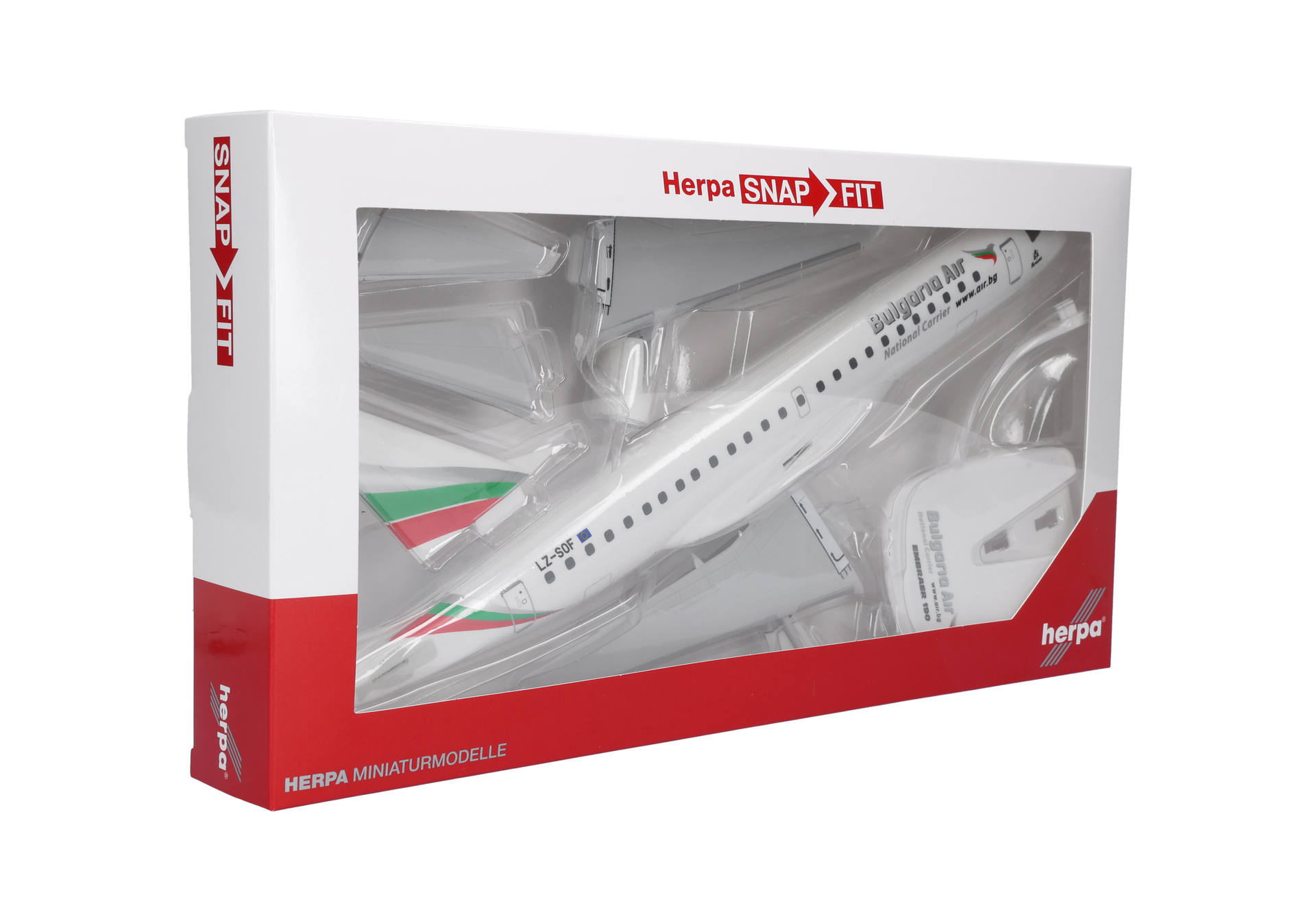 Herpa Wings SF 609258-001 | Bulgaria Air | Embraer E190 | LZ-SOF | 1:100