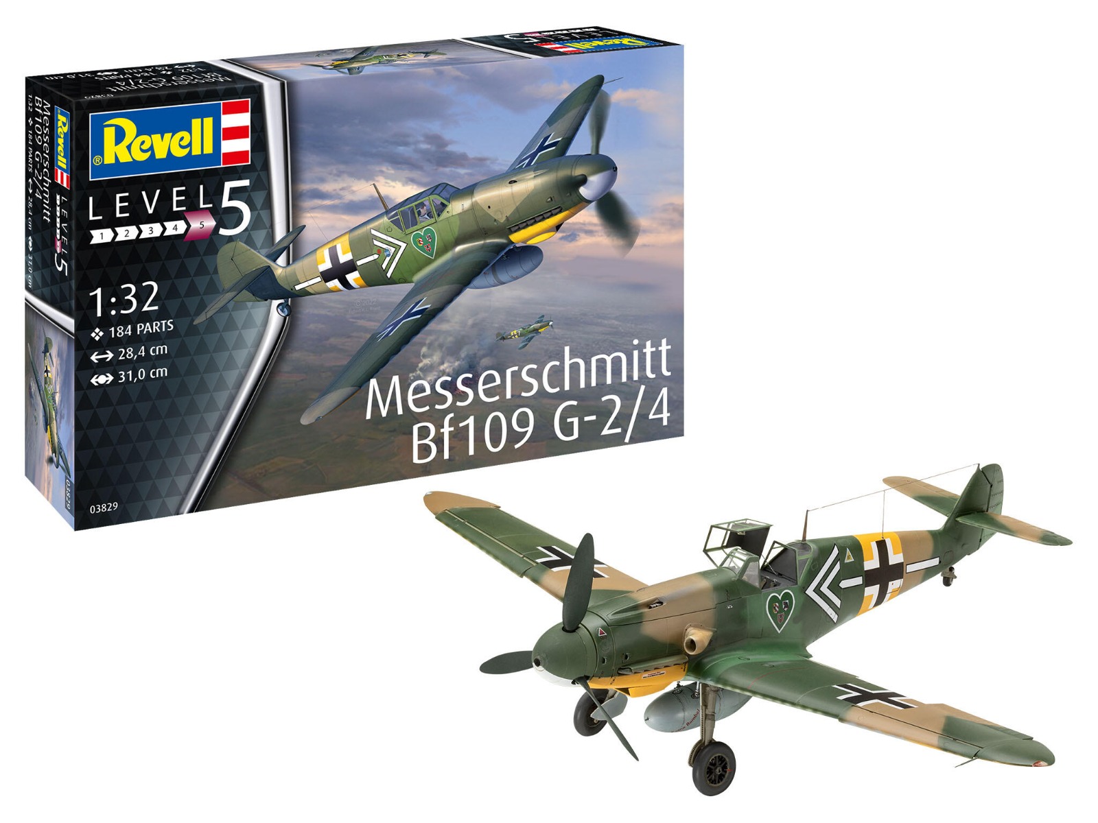 Revell 03829 | Messerschmitt Bf109G-2/4 | 1:32