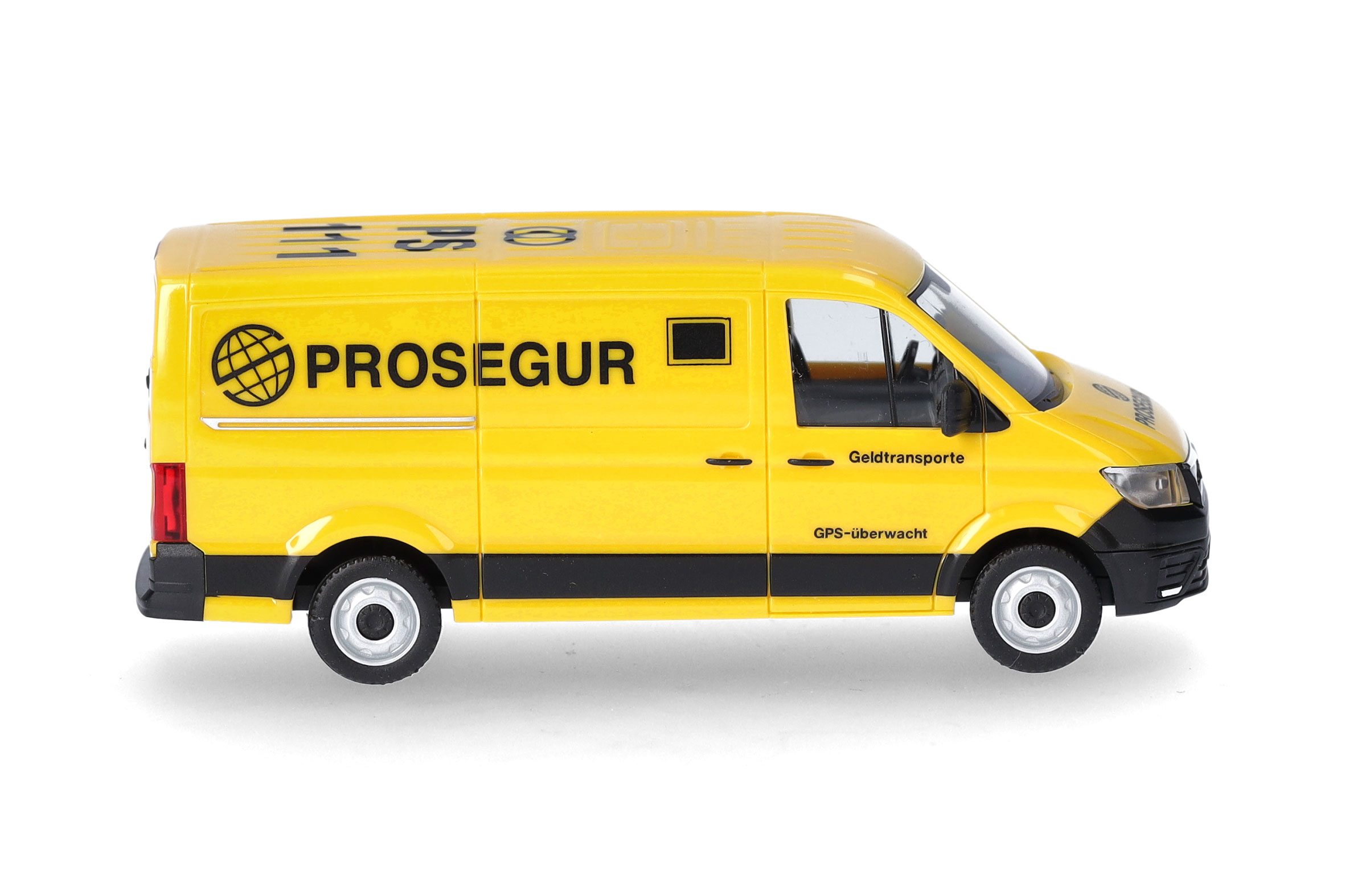 Herpa 097925 | MAN TGE Kasten Flachdach | Prosegur Werttransporte | 1:87