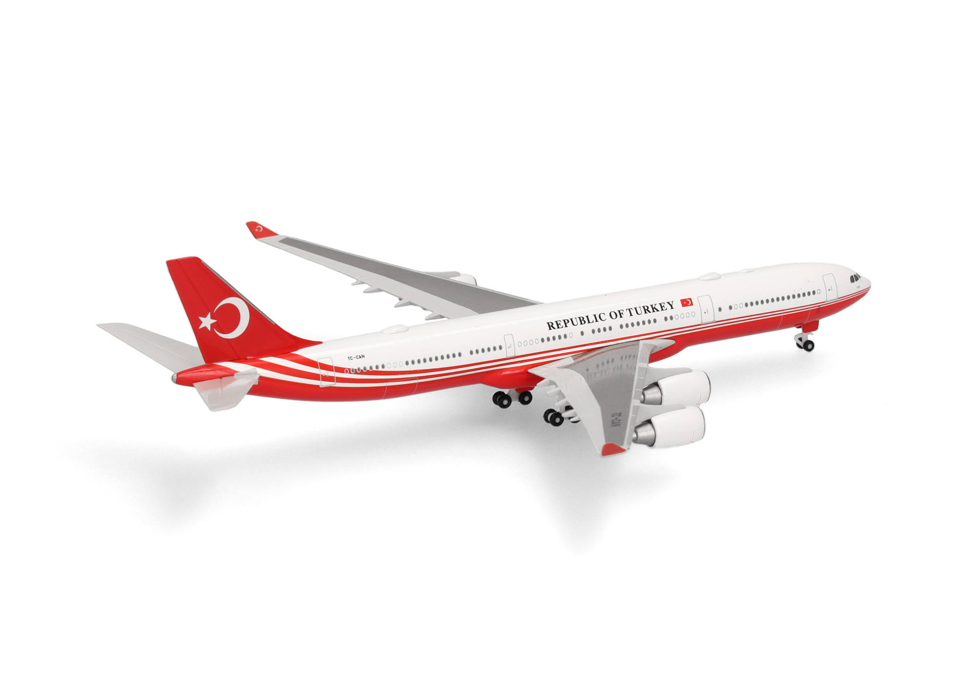 Herpa Wings 538930 | Turkey Government Airbus A340-500 | TC-CAN | 1:500