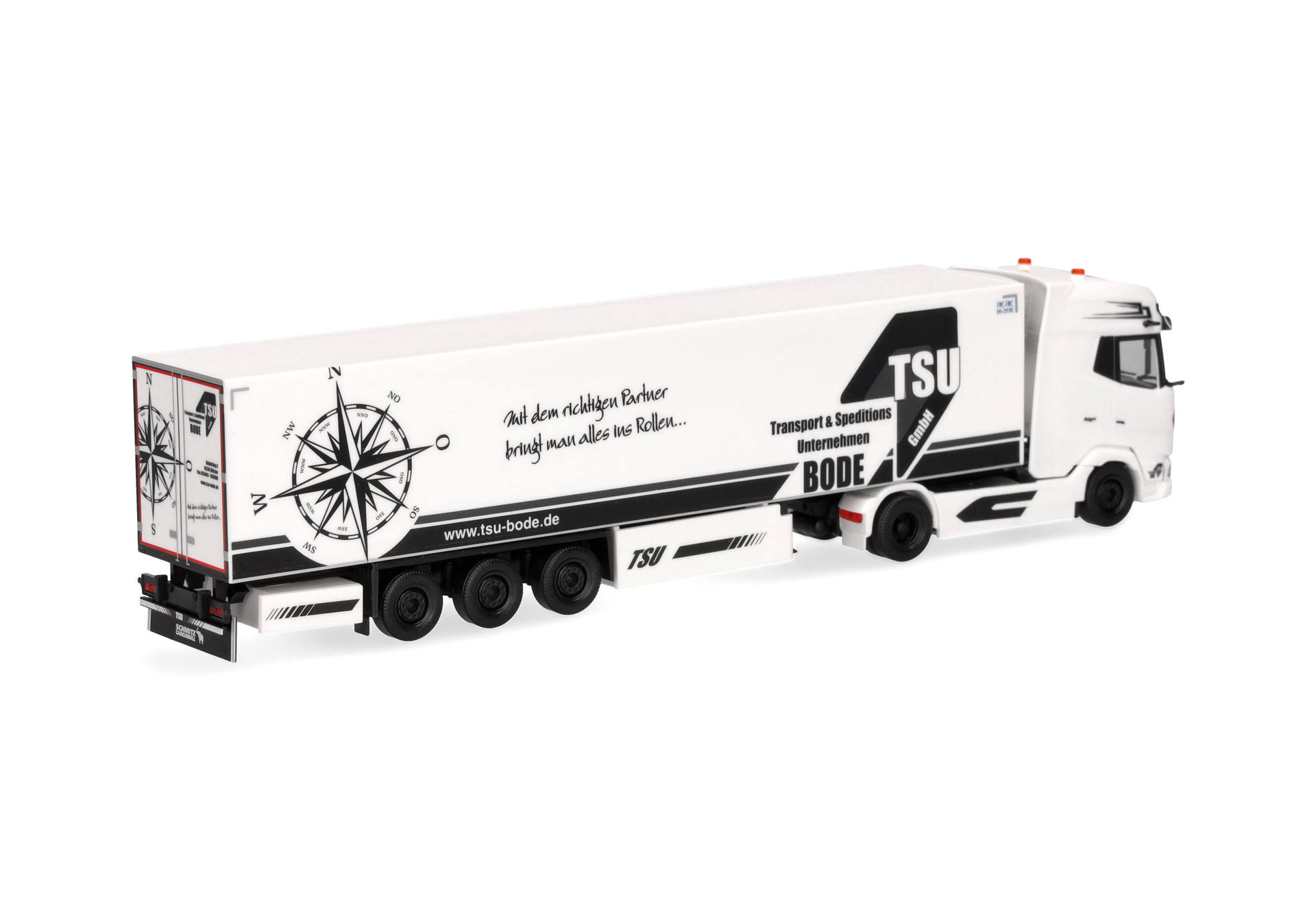 Herpa 319959  | DAF XG+ | Kühlkoffer-Sattelzug | TSU Bode | 1:87