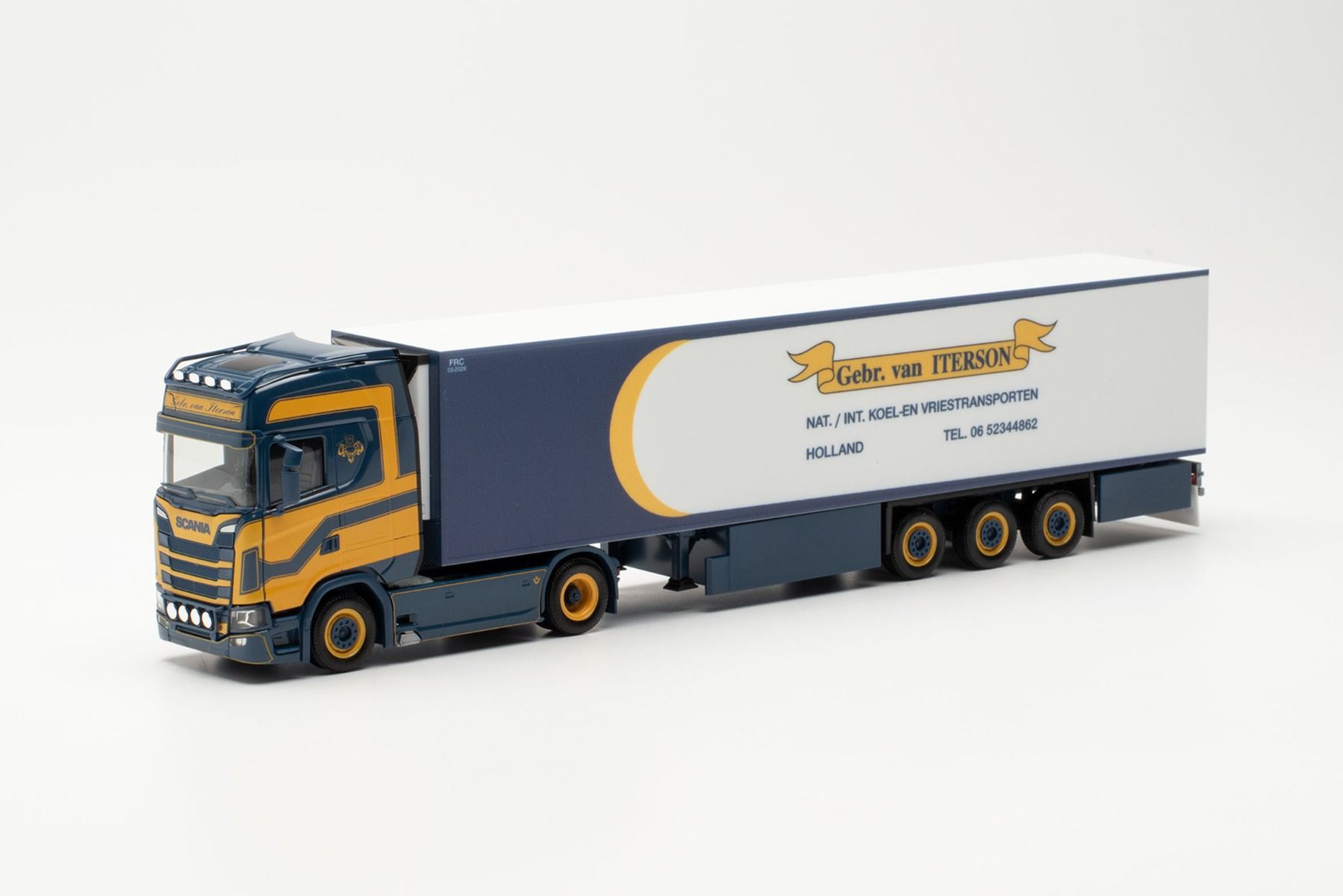 Herpa 317542 - Scania CS20 HD Kühlkoffer-Sattelzug Stefan Klingbeil